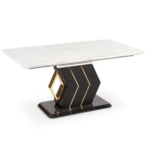 Stùl Vincenzo 160/200 Mdf/Ocel – Bílý/Černá obraz