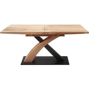 Stùl Sandor 3 160/220 Mdf/Ocel – Dub Zlatý/Černá obraz