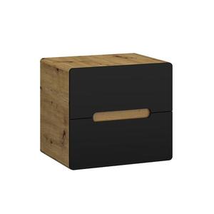 Skříňka s deskou Bronx 60 černý/dub obraz