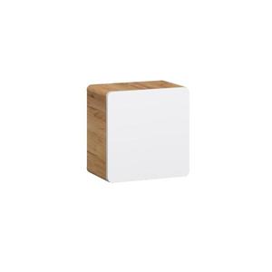 Závěsná skříňka Bronx 35 cube bílý/dub obraz
