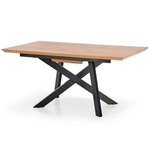 Stůl Capital 180x240 mdf/ocel – dub zlatý/černá obraz