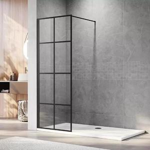 Sprchová zástěna WALK-IN Metro 60x195 black obraz