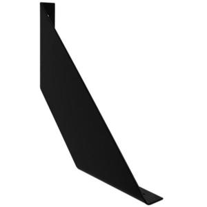 Konzola pod polici držák Loft Industrial Flat 20x20 cm černá matná obraz