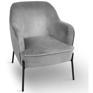 Křeslo Bob WX-2924 Light Grey Velvet 12 obraz