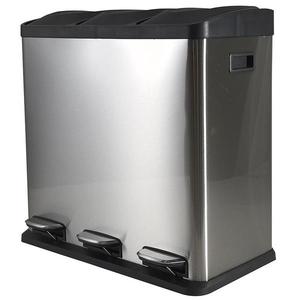 Odpadkový koš ftc1738a 60L (3x20L) stříbrný obraz