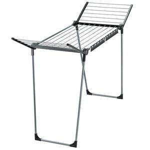Sušák na prádlo Pegasus 150 Solid Slim černý Leifheit obraz