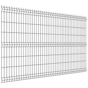 Plotový panel 3D 250x153 cm drát 4, 0 mm - antracit obraz