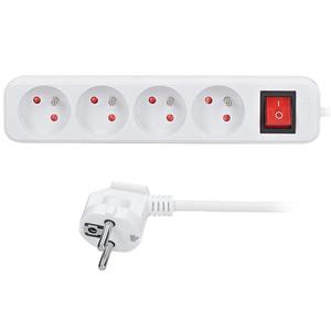 Prodlužovací přívod 4Z 3x1 mm2 vypínač délka 3 m obraz