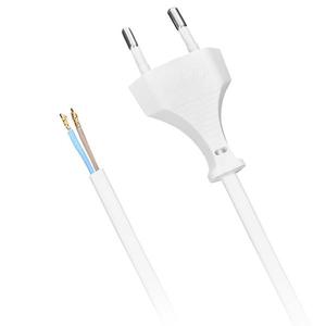 Flexo šňůra 2x0, 75 mm2 délka 2 m bílá obraz