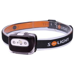LED čelová svítilna 3W + červené světlo 3xAAA obraz