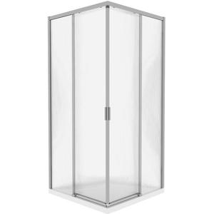 Sprchový kout čtvercový Eter 80x80x190 chrom obraz