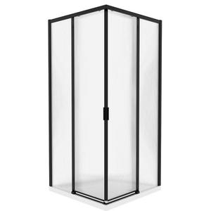 Sprchový kout čtvercový Eter 90x90x190 black obraz