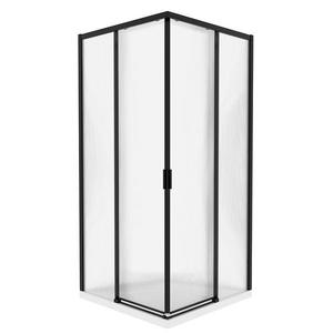 Sprchový kout čtvercový Eter 80x80x190 black obraz