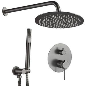 Sprchový set podomítkový Rea Lungo Grip titan + BOX obraz