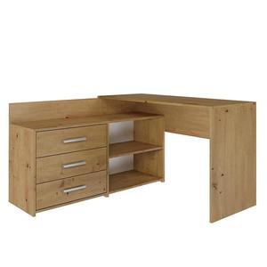 Psací stůl rohový Dany antracit/artisan obraz