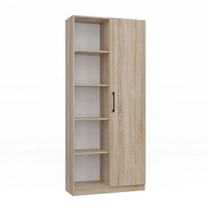 Regál 80 cm dveře sonoma obraz