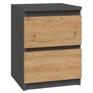 Noční stolek Malwa M2 antracit/artisan obraz