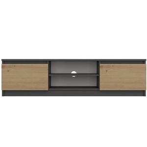 Tv stolek 140 Malwa antracit/artisan obraz