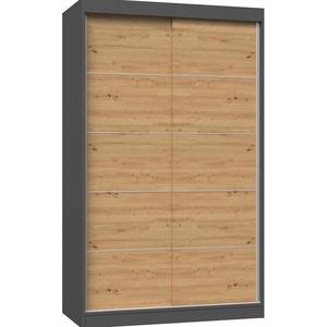 Skříň Iga 120 antracit/artisan C obraz