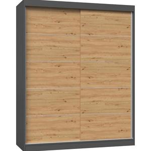 Skříň Iga 160 antracit/artisan C obraz