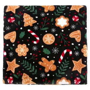 Povlak na polštář Christmas 40x40 cm černý obraz