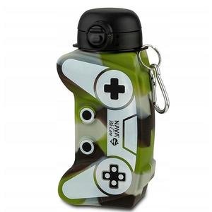 Silikonová láhev na vodu "WE CARE" joystick 600 ml obraz