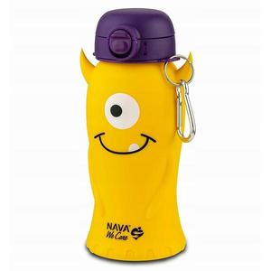Silikonová láhev na vodu "We Care" netvor 500 ml obraz