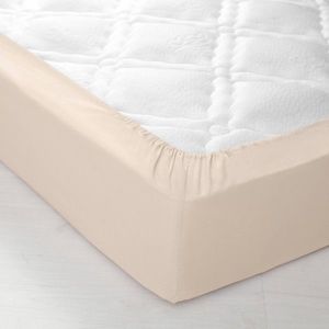 Jednobarevné napínací prostěradlo s hloubkou rohů 40 cm obraz