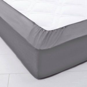 Jednobarevné napínací prostěradlo s hloubkou rohů 40 cm obraz