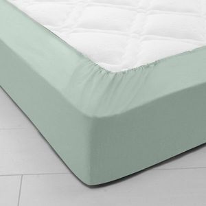 Jednobarevné napínací prostěradlo s hloubkou rohů 40 cm obraz