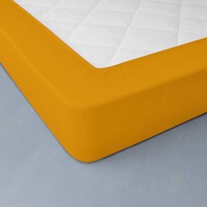 Jednobarevné napínací prostěradlo zn. Colombine® s hloubkou rohů 32 cm, z polycotonu obraz