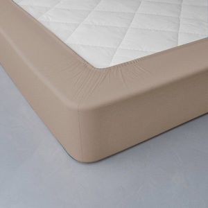 Jednobarevné napínací prostěradlo zn. Colombine®, žerzej, hloubka rohů 40 cm obraz
