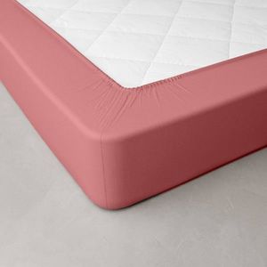 Jednobarevné perkálové napínací prostěradlo, hloubka rohů 40 cm obraz