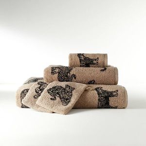 Froté sada koupelnového textilu s motivem leoparda 450g/m2 obraz