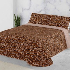 Prošívaný přehoz na postel s potiskem Zebra obraz