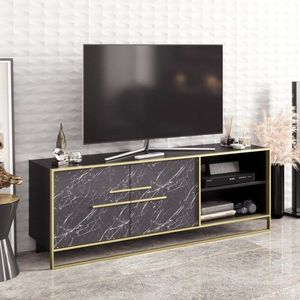 TV stolek Polka - Black obraz