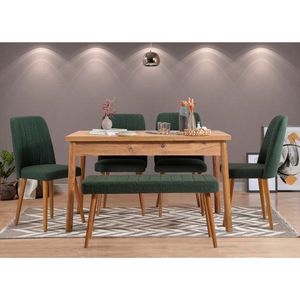 Set stolu a židlí (6 kusů) Costa Atlantic Green obraz
