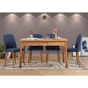 Set stolu a židlí (5 kusů) Costa Atlantice-Navy Blue obraz