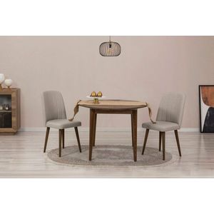 Jídelní set s rozkládacím stolem a židlemi (3 kusy) Vina 1005 3 - White, Cream obraz