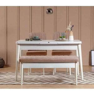 Lavice Vina Bench White, Stone obraz