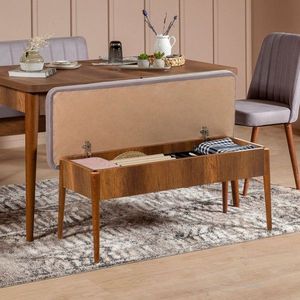 Lavice Vina Bench Soho, Walnut obraz