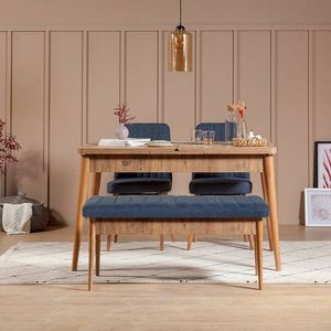 Lavice Vina Bench Dark Blue, Atlantic obraz