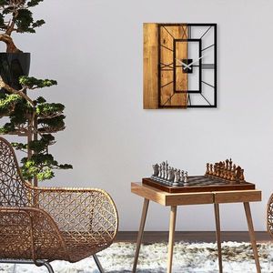 Dekorativní dřevěné nástěnné hodiny Wooden Clock 37 obraz