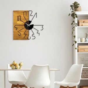 Dekorativní dřevěné nástěnné hodiny Wooden Clock 29 obraz