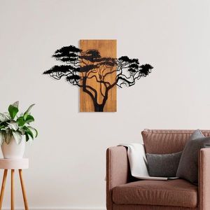 Dekorativní dřevěný doplněk na zeď Acacia Tree - 387 obraz