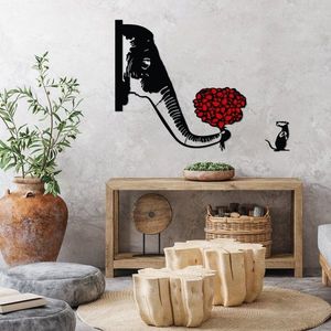 Dekorativní kovový doplněk na zeď Banksy Metal 04 obraz