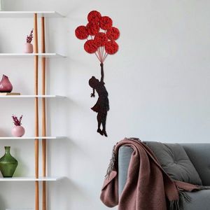 Dekorativní kovový doplněk na zeď Banksy - 11-1 obraz