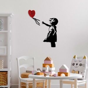 Dekorativní kovový doplněk na zeď Banksy - 13-1 obraz