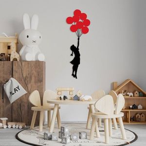 Dekorativní kovový doplněk na zeď Banksy - 11 obraz