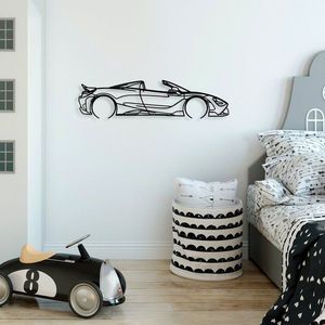 Dekorativní kovový doplněk na zeď McLaren 720S Silhouette obraz